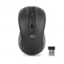 ACT AC5105 beidhändige kabellose Maus, schwarz