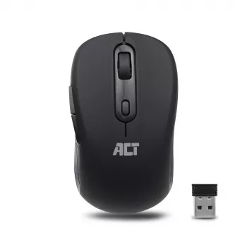 ACT AC5125 kabellose Maus, beidhändig, 1600 DPI, Schwarz