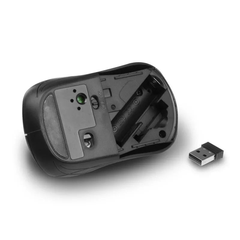 ACT AC5125 kabellose Maus, beidhändig, 1600 DPI, Schwarz