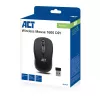 ACT AC5125 kabellose Maus, beidhändig, 1600 DPI, Schwarz