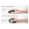 ACT Kabellose ergonomische Maus mit Bluetooth und USB-C/USB-A