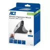 ACT Kabellose ergonomische Maus mit Bluetooth und USB-C/USB-A