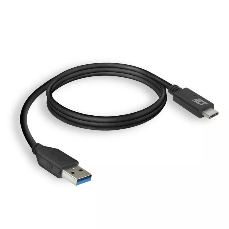 ACT USB 3.0-Kabel USB-A auf USB-C 1 Meter 5 Gbit/s Schwarz
