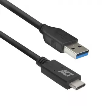 ACT USB 3.0 Kabel USB-A auf USB-C 2 Meter 5 Gbit/s Schwarz