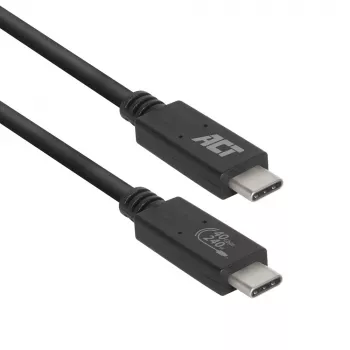 ACT USB4® 40Gbps 240W USB Type-C® Kabel, USB-IF zertifiziert, 0,8 Meter
