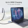 ACT USB4® 40Gbps 240W USB Type-C® Kabel, USB-IF zertifiziert, 0,8 Meter