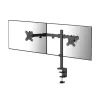 ACT AC8302 Dual-Monitor-Tischhalterung, bis 32 Zoll, Klemme/Durchschraubbefestigung, Schwarz