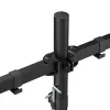 ACT AC8302 Dual-Monitor-Tischhalterung, bis 32 Zoll, Klemme/Durchschraubbefestigung, Schwarz