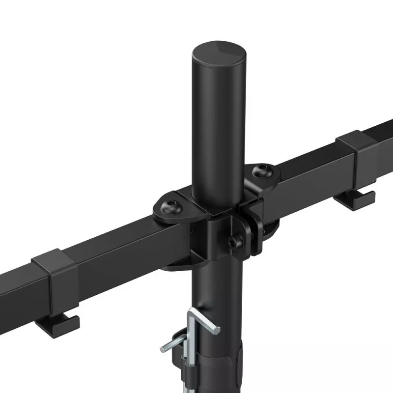 ACT AC8302 Dual-Monitor-Tischhalterung, bis 32 Zoll, Klemme/Durchschraubbefestigung, Schwarz