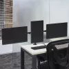 ACT AC8303 Triple-Monitor-Tischhalterung, bis 27 Zoll, Klemme/Durchschraubbefestigung, Schwarz