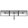 ACT AC8303 Triple-Monitor-Tischhalterung, bis 27 Zoll, Klemme/Durchschraubbefestigung, Schwarz