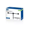 ACT AC8303 Triple-Monitor-Tischhalterung, bis 27 Zoll, Klemme/Durchschraubbefestigung, Schwarz