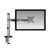 ACT AC8335 Einzelmonitor-Tischhalterung bis 32 Zoll, Klemme/Bolzen, Silber