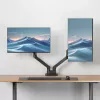 ACT AC8342 Doppelmonitorarm Office Premium, Gasfeder, 2 Monitore