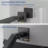 ACT AC8342 Doppelmonitorarm Office Premium, Gasfeder, 2 Monitore