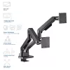ACT AC8342 Doppelmonitorarm Office Premium, Gasfeder, 2 Monitore