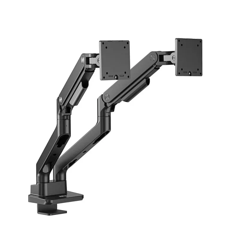 ACT AC8342 Doppelmonitorarm Office Premium, Gasfeder, 2 Monitore
