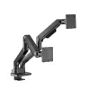 ACT AC8342 Doppelmonitorarm Office Premium, Gasfeder, 2 Monitore