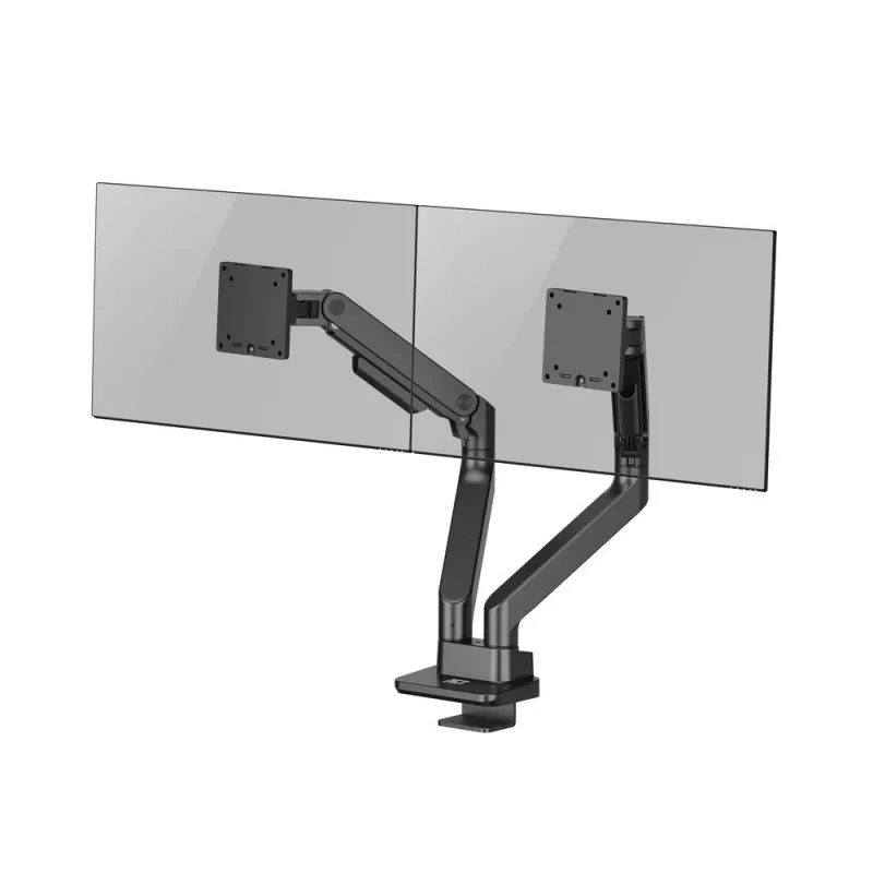 ACT AC8342 Doppelmonitorarm Office Premium, Gasfeder, 2 Monitore