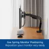 ACT Monitorarm 32 Zoll Büro Premium, Gasfeder, Querstange, 2 Monitore