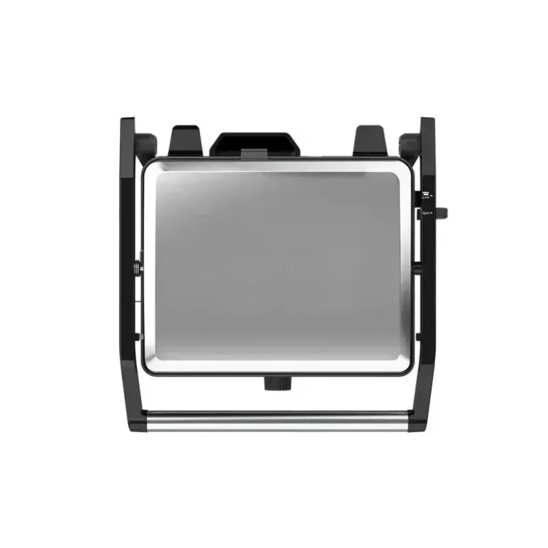 Kontaktgrill AENO EG2 — 2000 W, rechteckig, Edelstahl/Schwarz, 345×327 mm
