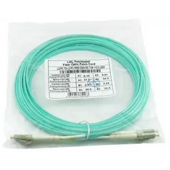 Lichtwellenleiterkabel BlueOptics AJ839A 50 m LC OM3 Aqua