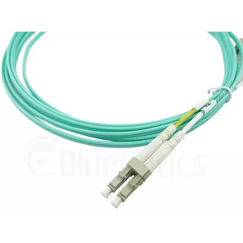 Lichtwellenleiterkabel BlueOptics AJ839A 50 m LC OM3 Aqua