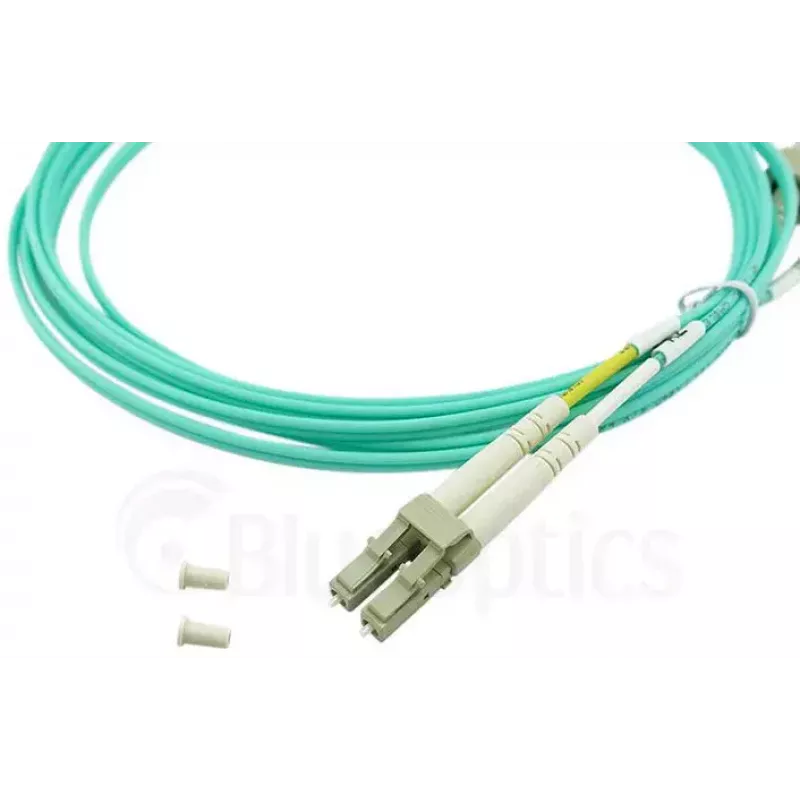Lichtwellenleiterkabel BlueOptics AJ839A 50 m LC OM3 Aqua