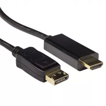 Video-Kabel-Adapter ACT AK3992 5m DisplayPort auf HDMI Schwarz