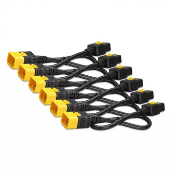 APC AP8714S Stromkabel-Kit (6 Stk.), verriegelnd C19 auf C20, 1,2 m