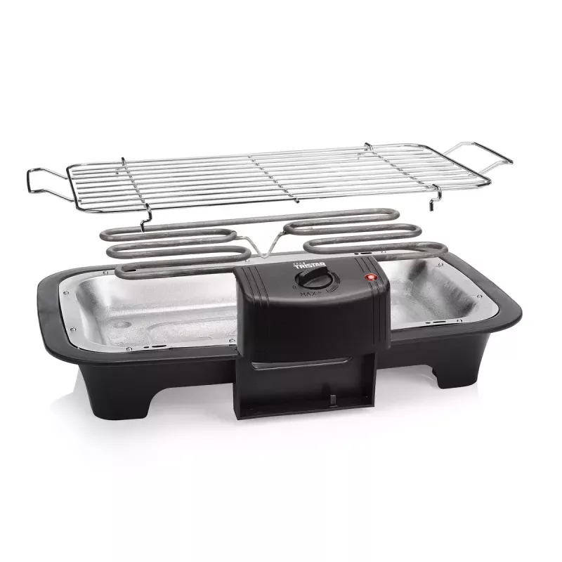 Elektrogrill Tristar BQ-2883 2000 W Kessel Schwarz