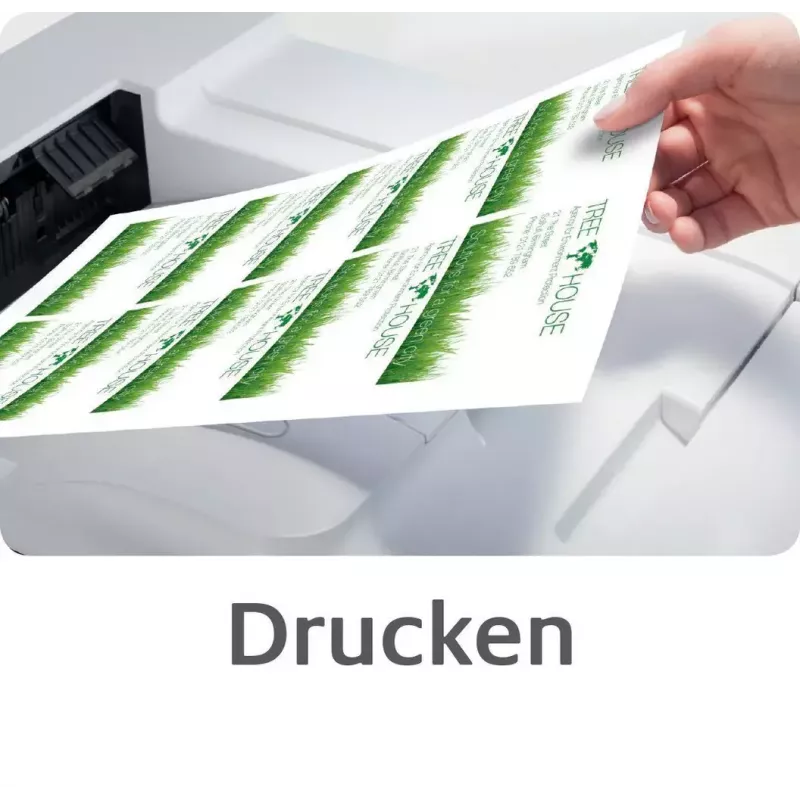 Avery Zweckform Quick&Clean C32011-25 Visitenkarten, weiß, 200 g/m2, 250 Stück (25 Blatt)