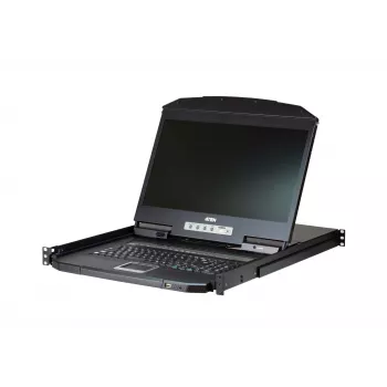 KVM Switch ATEN CL3108NX-ATA-AG USB VGA 1U Rack-Montage Schwarz