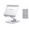 Conceptronic DONN26G, Silber, Tablet, Multimediaständer, Aluminium, 100 W, MicroSD (TransFlash), SD, SDHC, SDXC