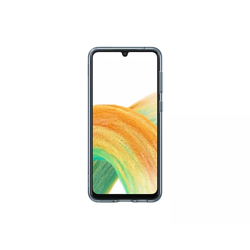 Samsung EF-XA336CBEGWW Schutzhülle Slim Strap Cover für Galaxy A33 5G, Polycarbonat/TPU, Schwarz