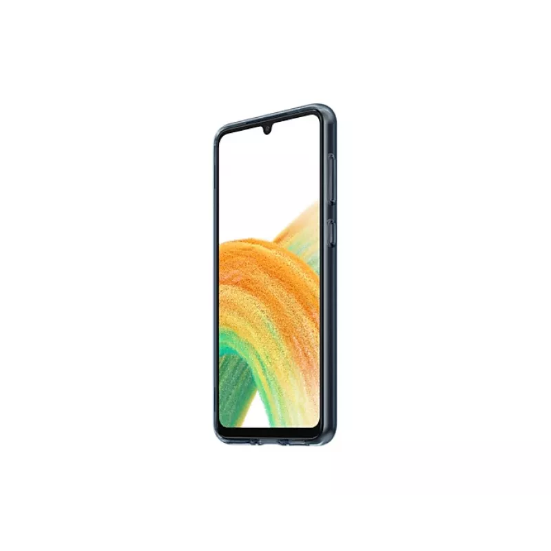 Samsung EF-XA336CBEGWW Schutzhülle Slim Strap Cover für Galaxy A33 5G, Polycarbonat/TPU, Schwarz