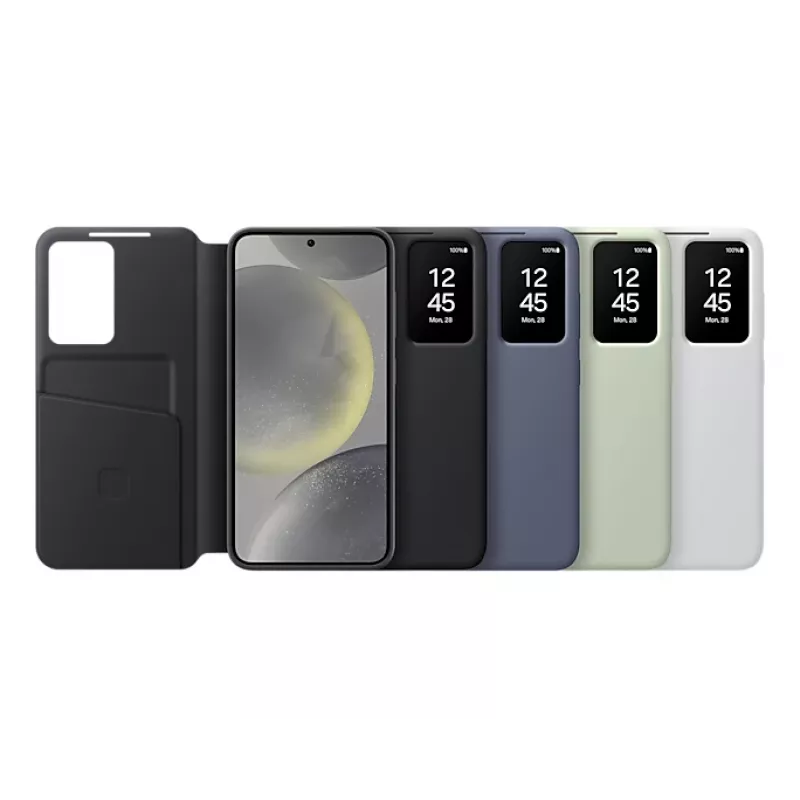 Wallet Hülle Samsung Galaxy S24 Weiß 6,2 Zoll 1 Kartenfach
