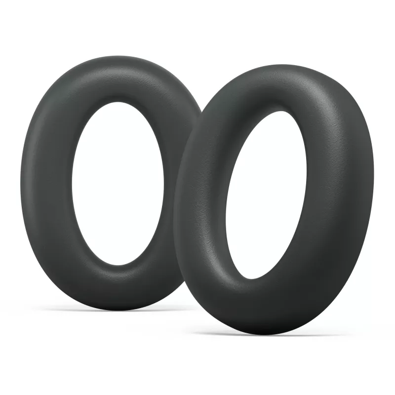 Dell HE724 Ohrpolster für Premier Wireless Headset, Kunstleder, Memory-Schaum, Packung mit 2, Magnetite