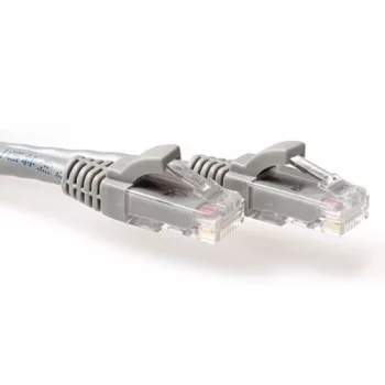ACT Grau 4 Meter U/UTP CAT6A Patchkabel rastnasenschutz mit RJ45-Steckern