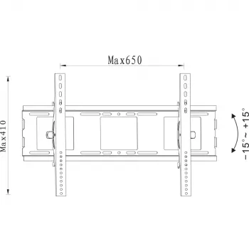 Techly ICA-PLB-231L neigbare TV-Wandhalterung für LED/LCD 32-70 Zoll