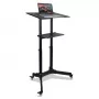 Techly ICA-TB TPM-1BK Universal-Notebook-/Projektorwagen, 103-125 cm, Schwarz