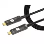 Techly ICOC-U3C-HY-010 USB-Kabel 10 m USB C Schwarz