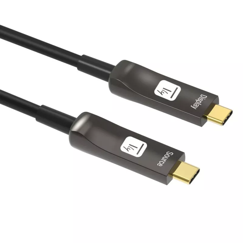 Techly ICOC-U3C-HY-010 USB-Kabel 10 m USB C Schwarz