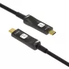 Techly ICOC-U3C-HY-010 USB-Kabel 10 m USB C Schwarz