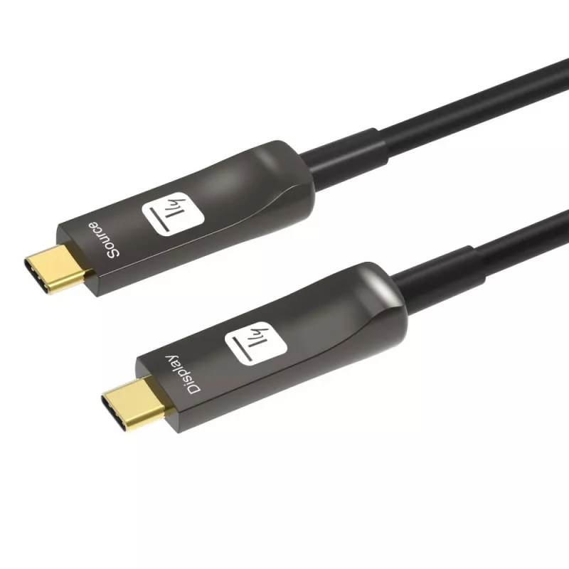 Techly ICOC-U3C-HY-030 USB-Kabel 30 m USB C Schwarz