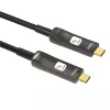 Techly ICOC-U3C-HY-030 USB-Kabel 30 m USB C Schwarz