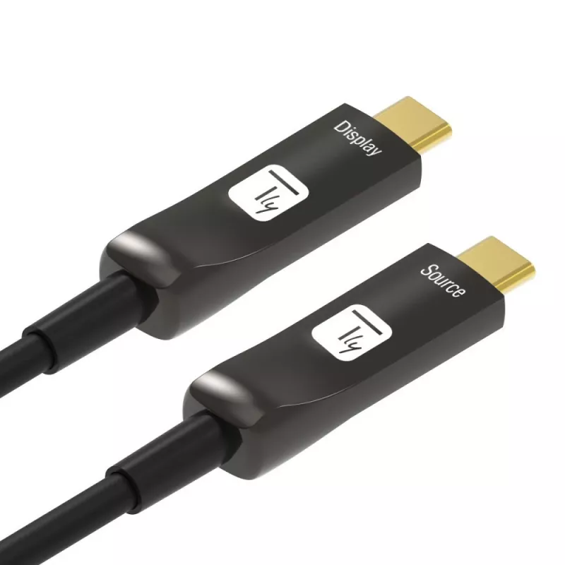 Techly ICOC-U3C-HY-030 USB-Kabel 30 m USB C Schwarz