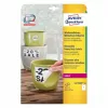 Selbstklebendes Rechtecketikett Avery Zweckform L4775REV-20 — Weiß, Permanent, 210×297 mm, 20 Blatt
