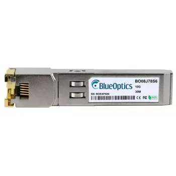 BlueOptics SFP-10G-T-X-BO SFP+-Transceiver-Modul, 10GBASE-T Kupfer RJ45, 30 m