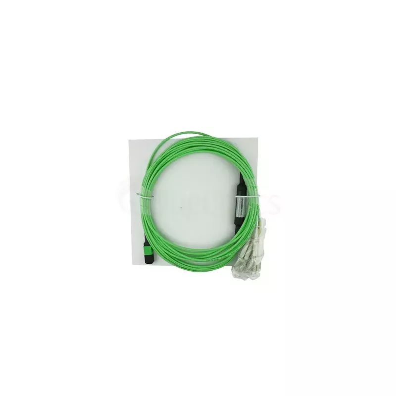 Glasfaserkabel BlueOptics SFP5141GU1MKB MPO 4x LC OM5 1 m Lime